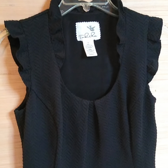 Anthropologie Dresses & Skirts - Anthro Tabitha black textured fabric dress 6